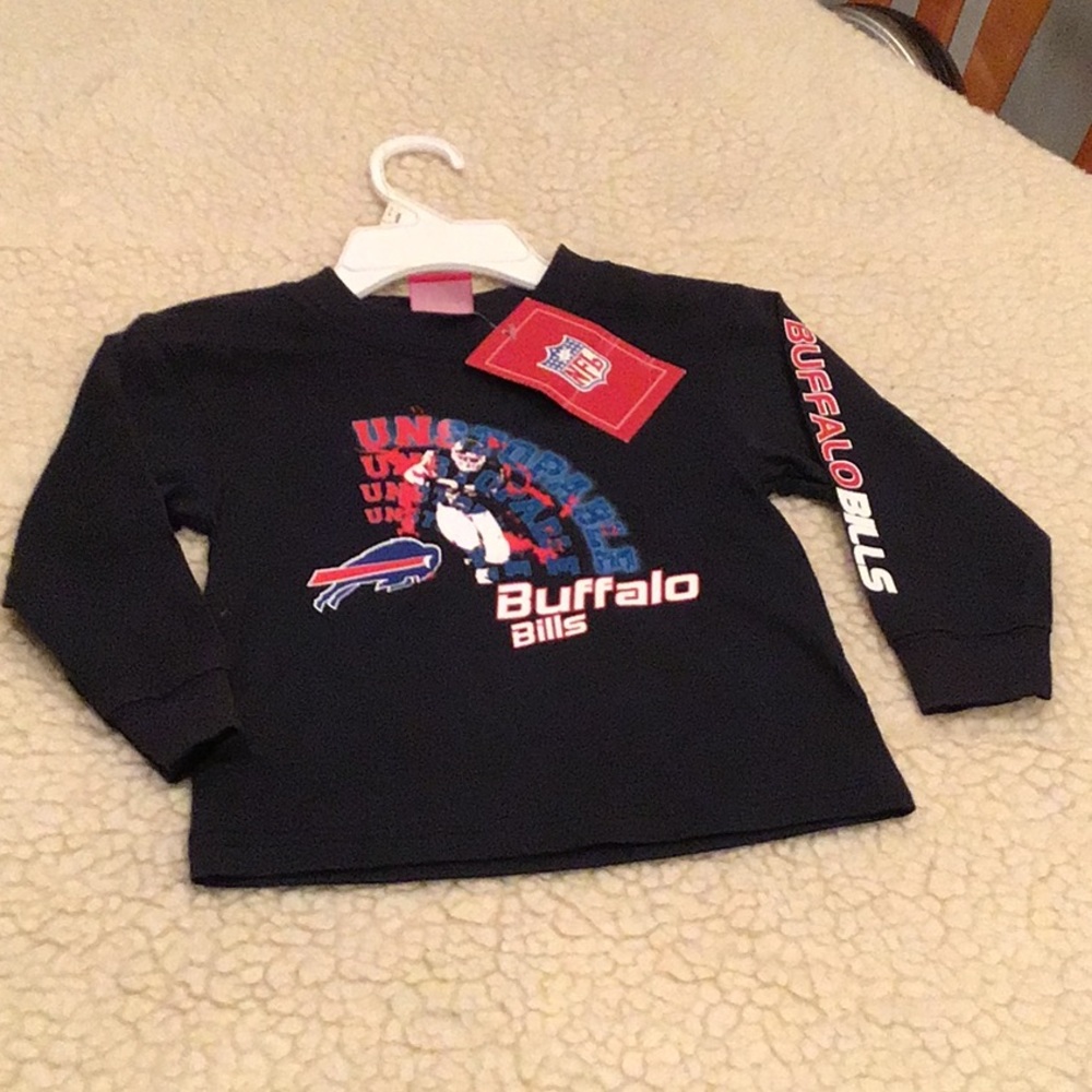 NFL Buffalo Bills l/s polo shirt. Size3t